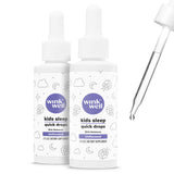 Wink Naturals Kids Liquid Melatonin Drops 1mg 2 pack front view