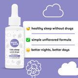 Wink Naturals Kids Liquid Melatonin Drops 2 Fl Oz back view