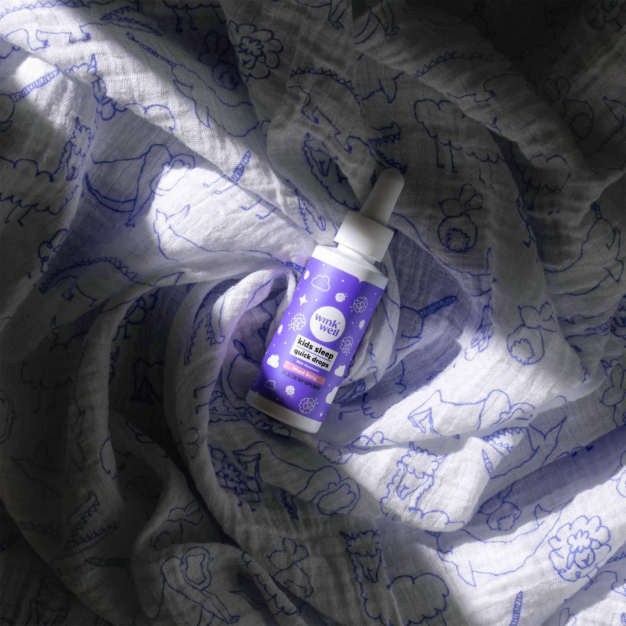 Wink Naturals Kids Melatonin Drops 1mg ingredients list