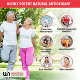 WINNING NATURALS Astaxanthin Supplement 10mg back view