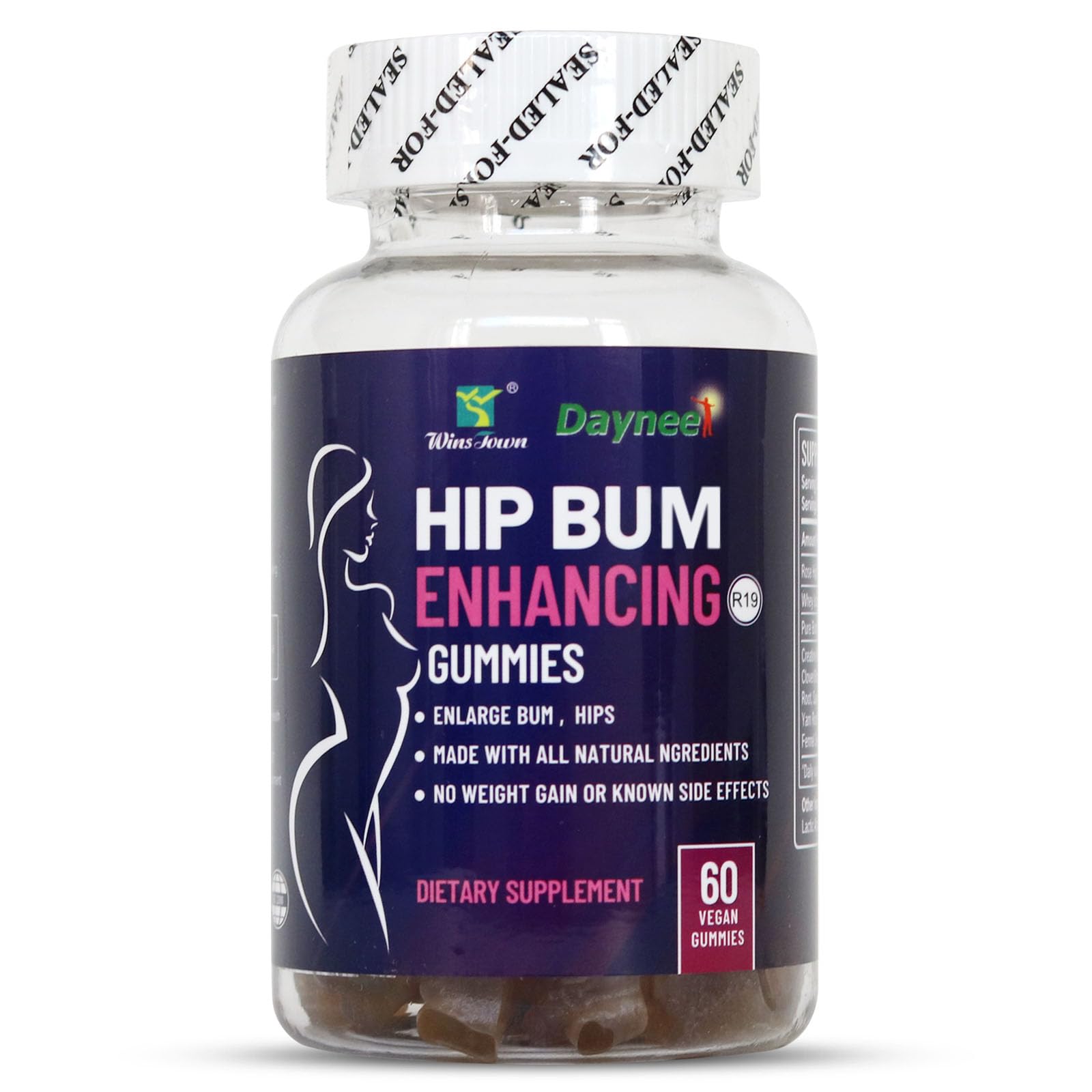 Wins Town Multivitamin Gummies front view with packaging