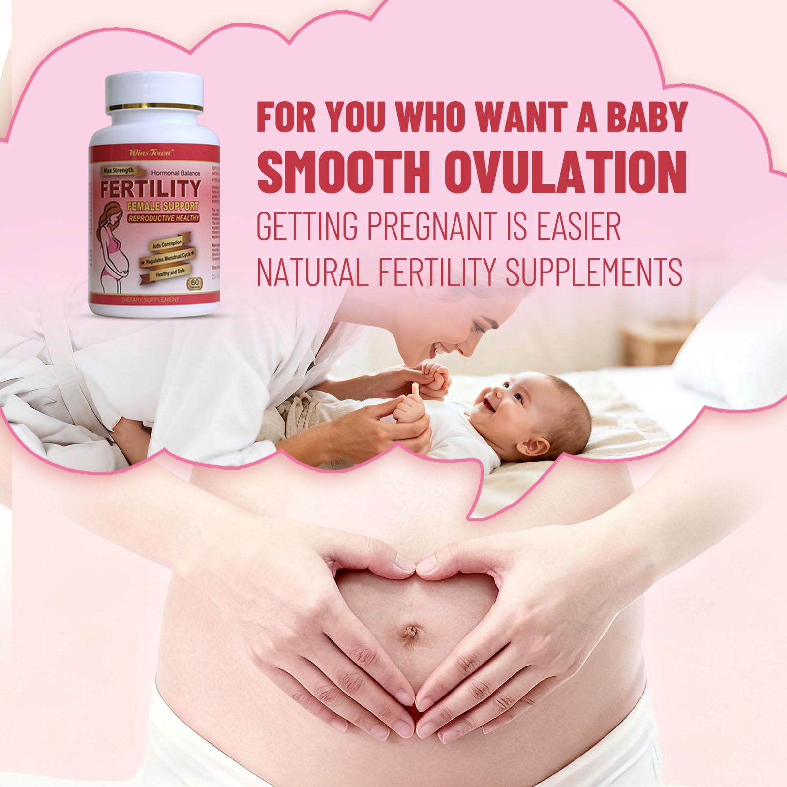 Wins Town Prenatal Vitamins with fresh herbs and natural elements