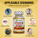 Wins Town Vitamin E Gummies with a handful of gummies
