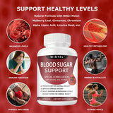 WINYEL Blood Sugar Complex Supplement bottle side view