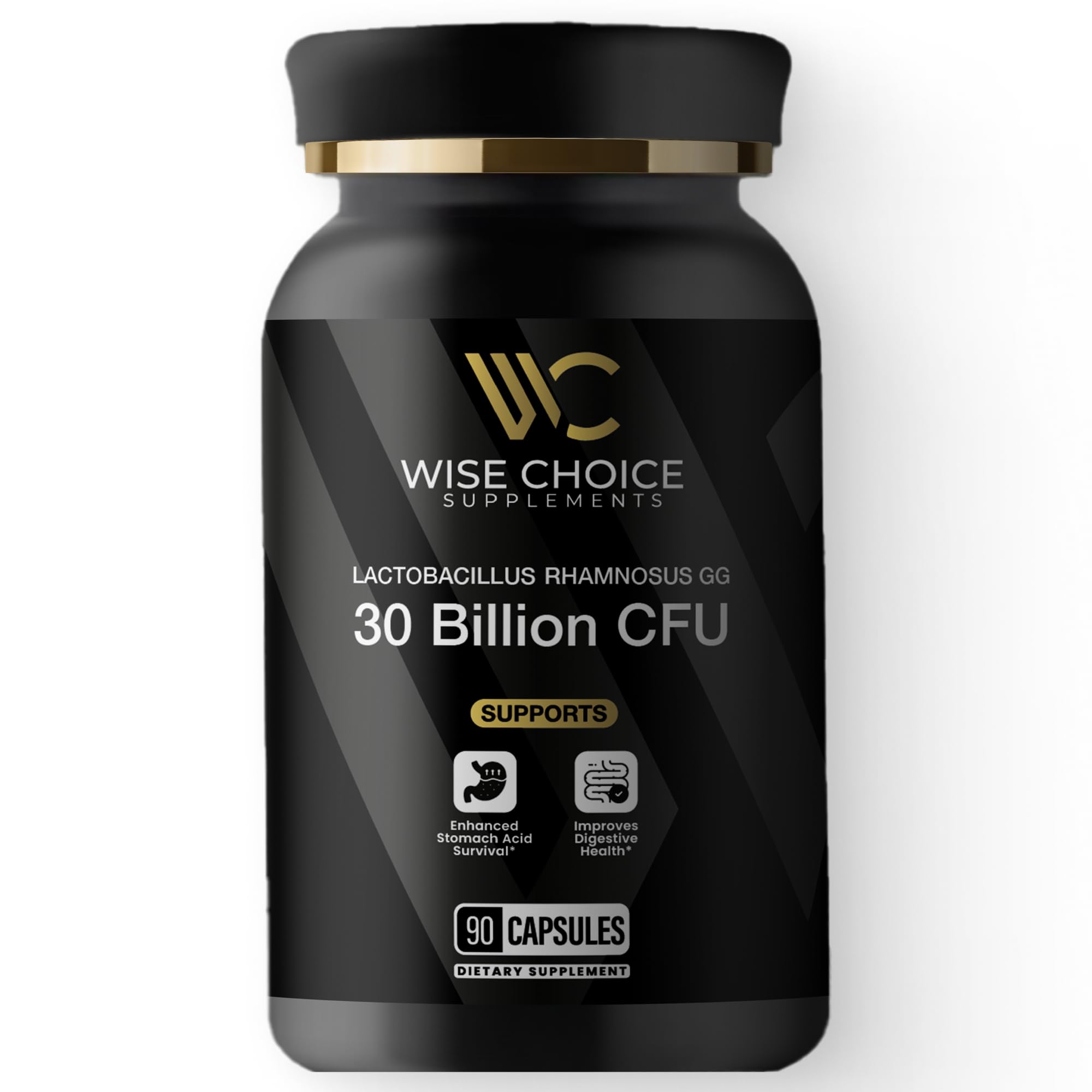 WISE CHOICE SUPPLEMENTS Probiotic Acidophilus 90 capsules front view