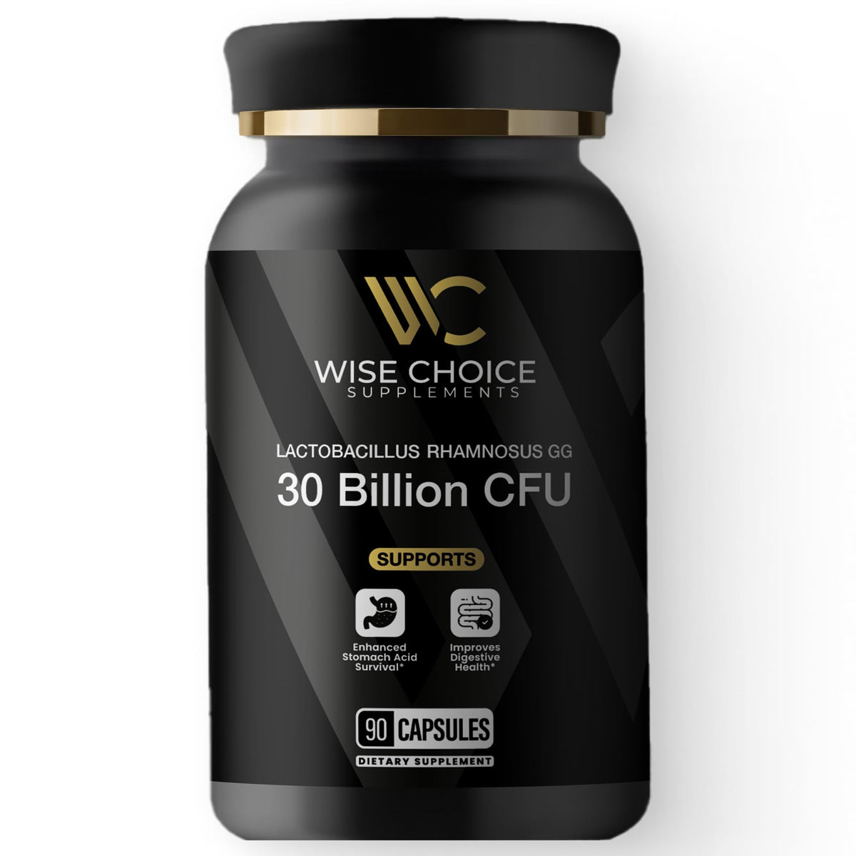 WISE CHOICE SUPPLEMENTS Probiotic Acidophilus 90 capsules front view