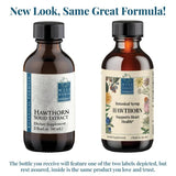 Wise Woman Herbals Hawthorn Botanical Syrup bottle side view