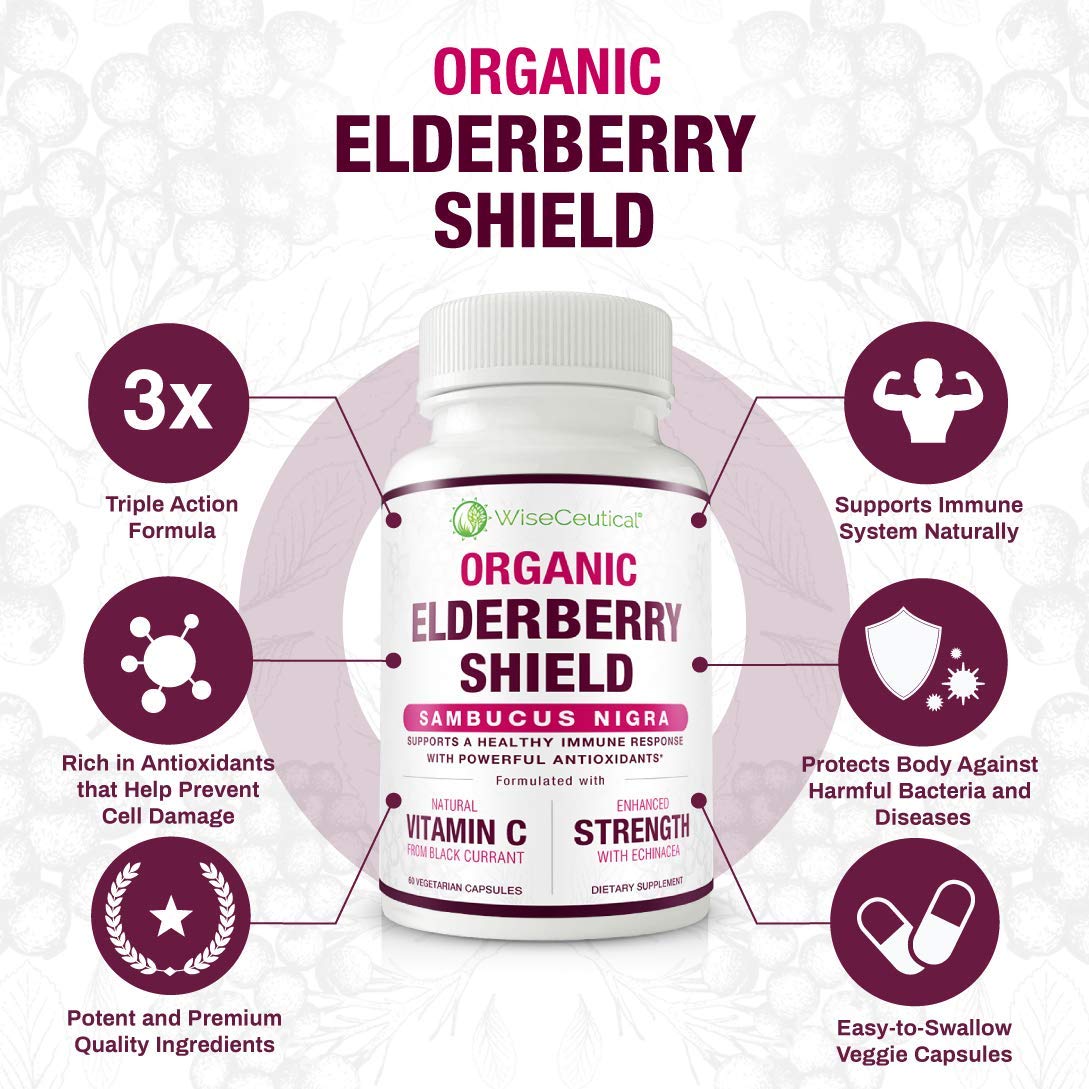 Wiseceutical Elderberry Supplement in a lifestyle setting