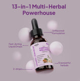Wish Fusion Cortisol Wellness Drops 30ml ingredients display
