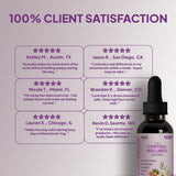 Wish Fusion Cortisol Wellness Liquid Drops 30ml bottle with liquid