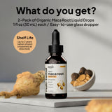 Wish Fusion Maca Root Liquid Drops with fresh ingredients