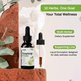Wish Fusion Soursop Bitters Liquid Supplement back view