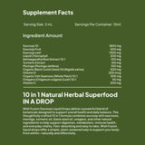 Wish Fusion Soursop Bitters Liquid Supplement ingredients close-up