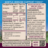 WishGarden Daily daily wellness for Kids liquid supplement bottle side view