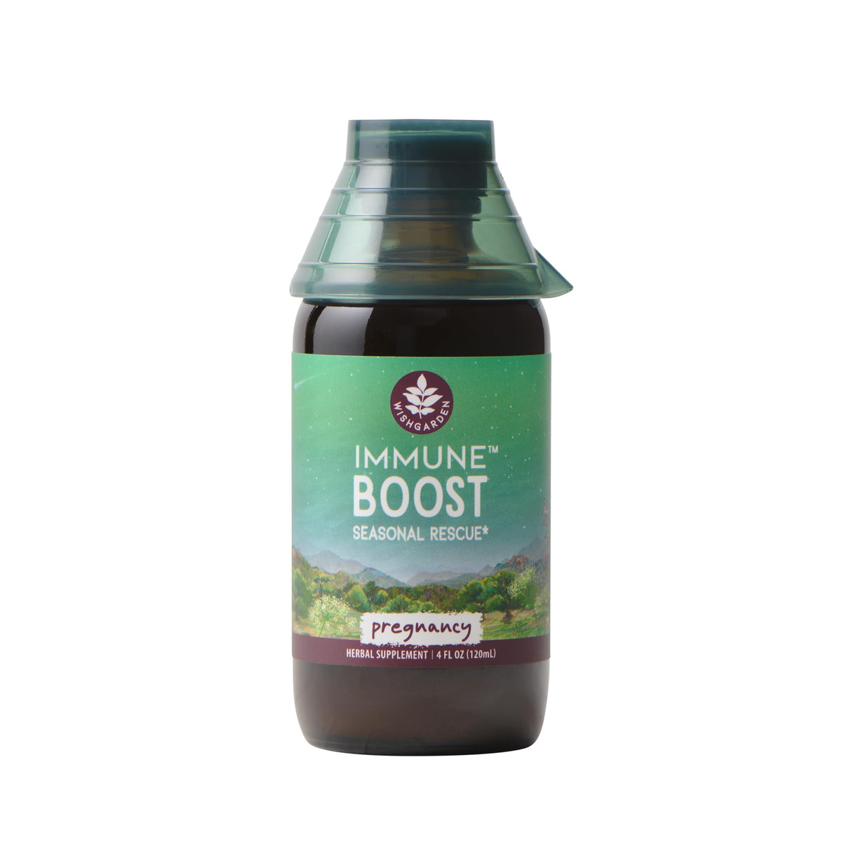 WishGarden daily wellness Support for Pregnancy liquid herbal tincture bottle front view