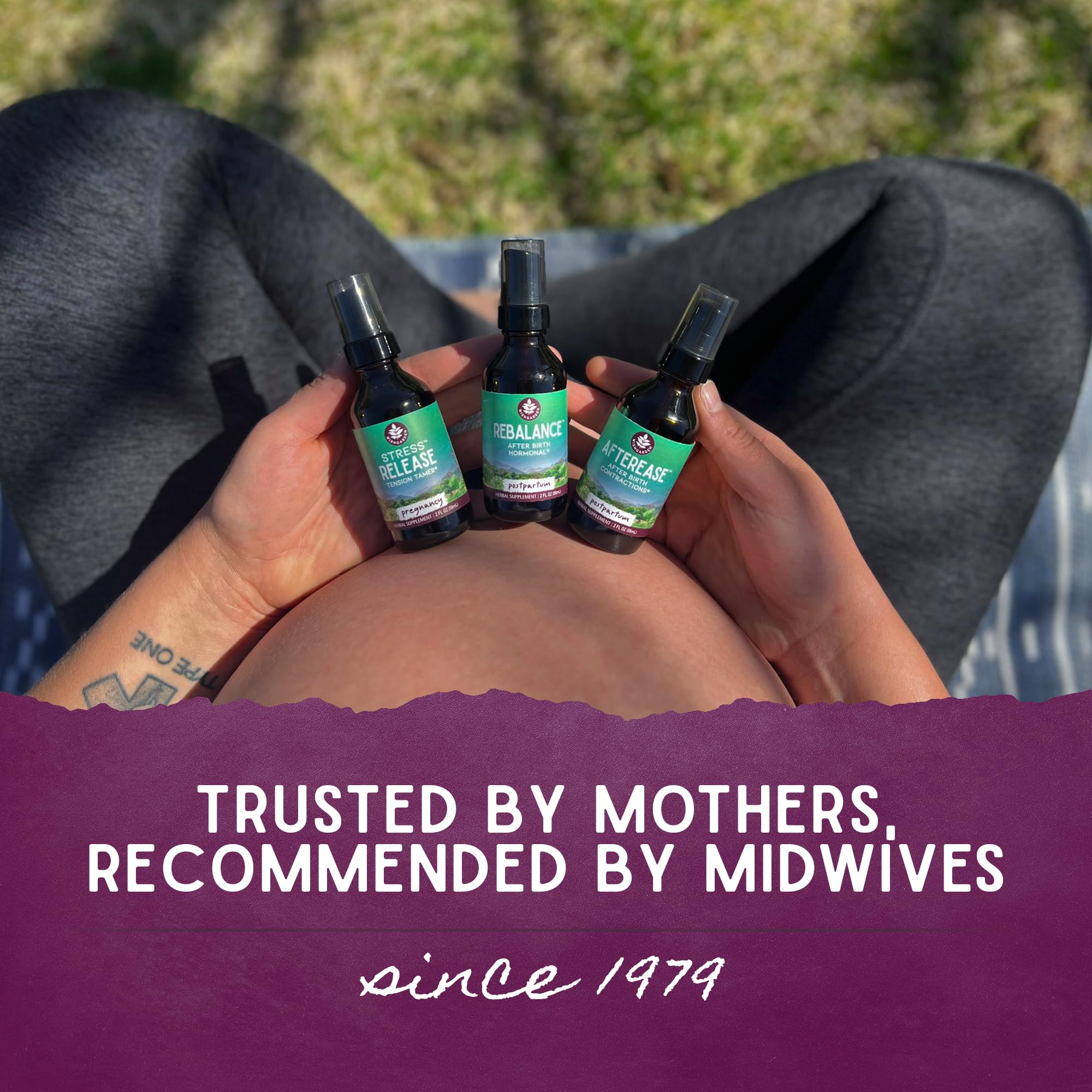 WishGarden daily wellness Support for Pregnancy tincture packaging