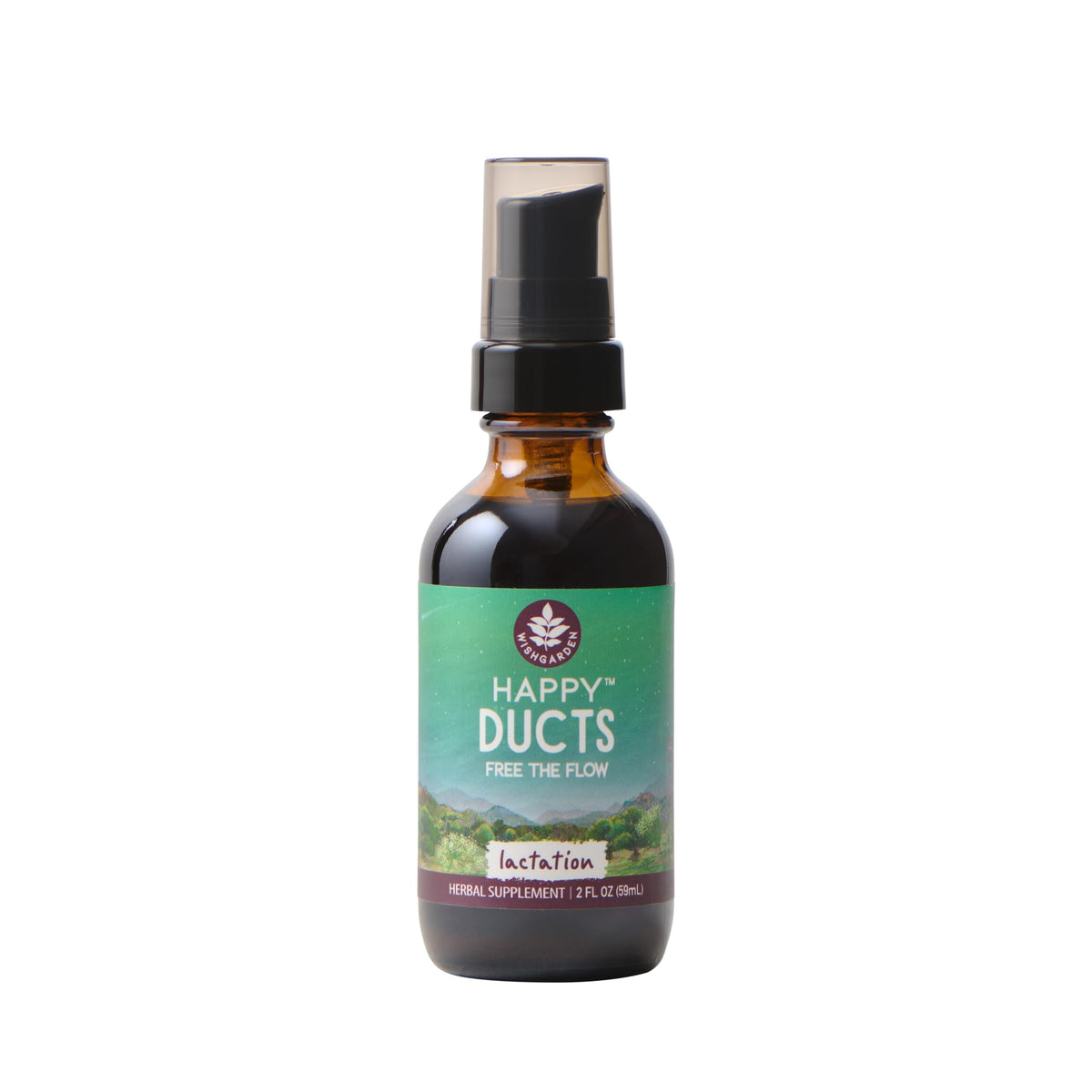 WishGarden Happy Ducts Breastfeeding Support Tincture front view