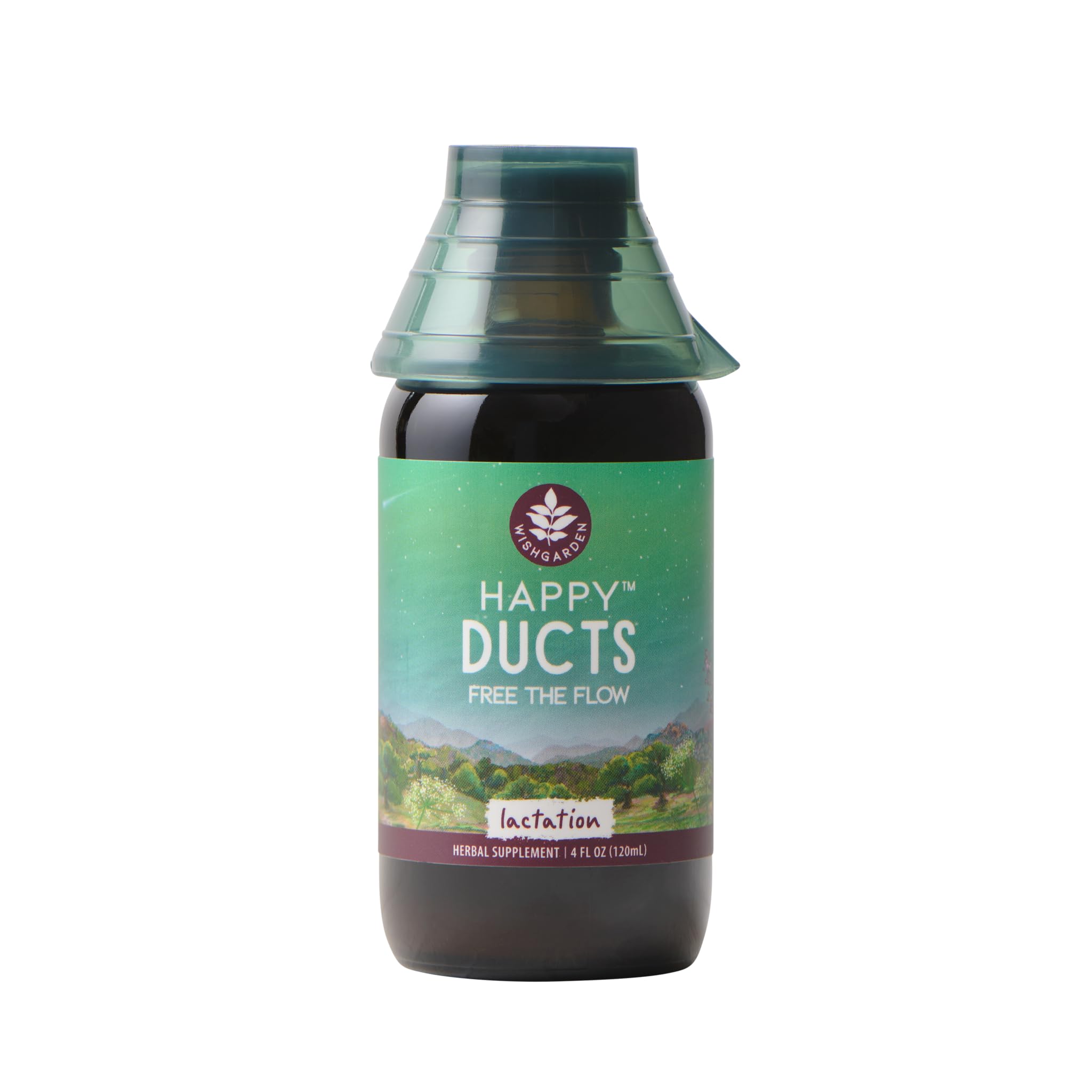 WishGarden Happy Ducts Breastfeeding Support Tincture front view