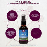 WishGarden Kick-Ass Biotic Echinacea Liquid Tincture bottle with pump