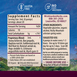 WishGarden Kick-Ass Biotic Liquid Tincture side view with pump-top