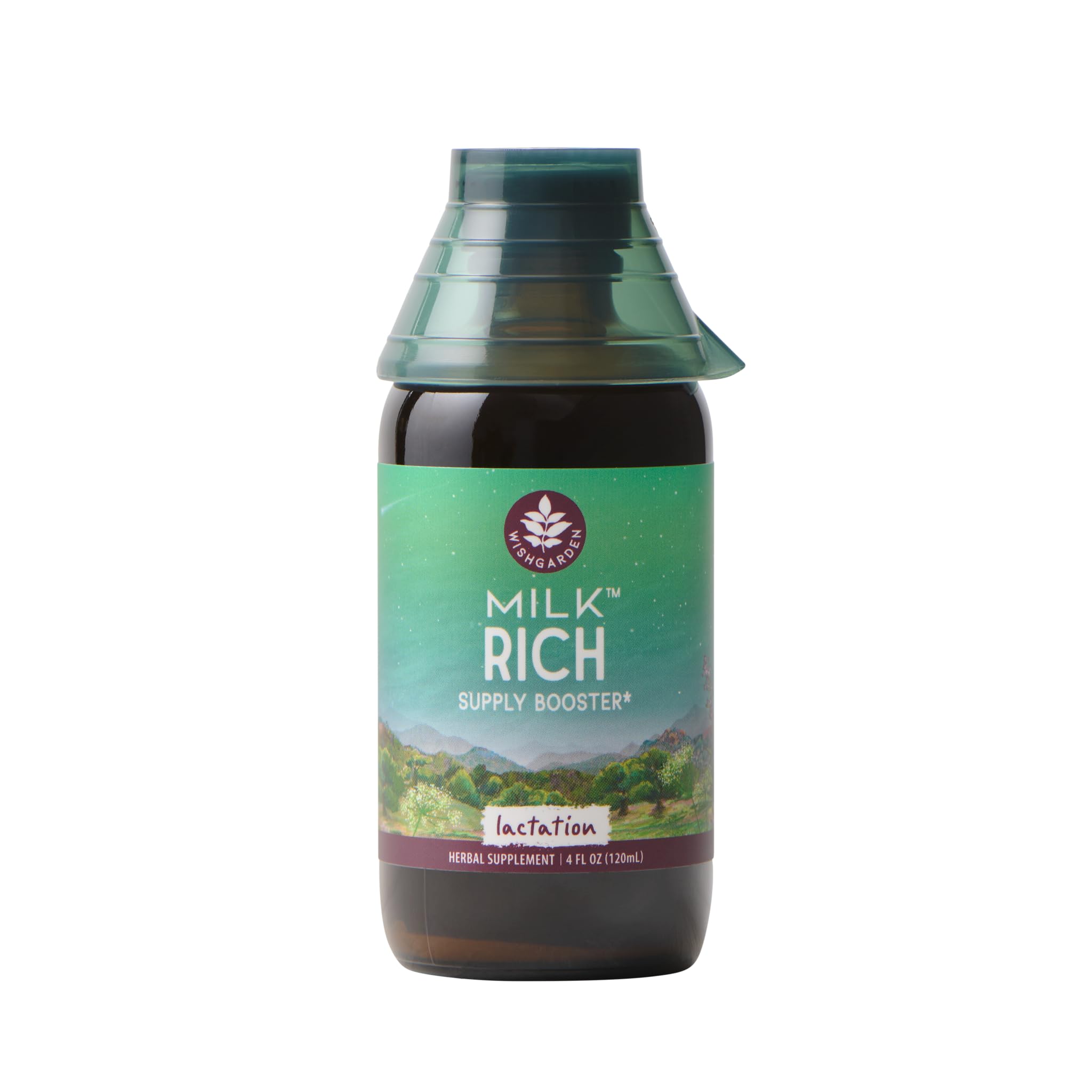 WishGarden Milk Thistle Herbal Supplement front view