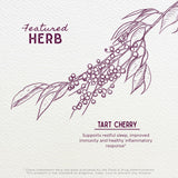 WishGarden Organic Tart Cherry Tincture 2oz side view