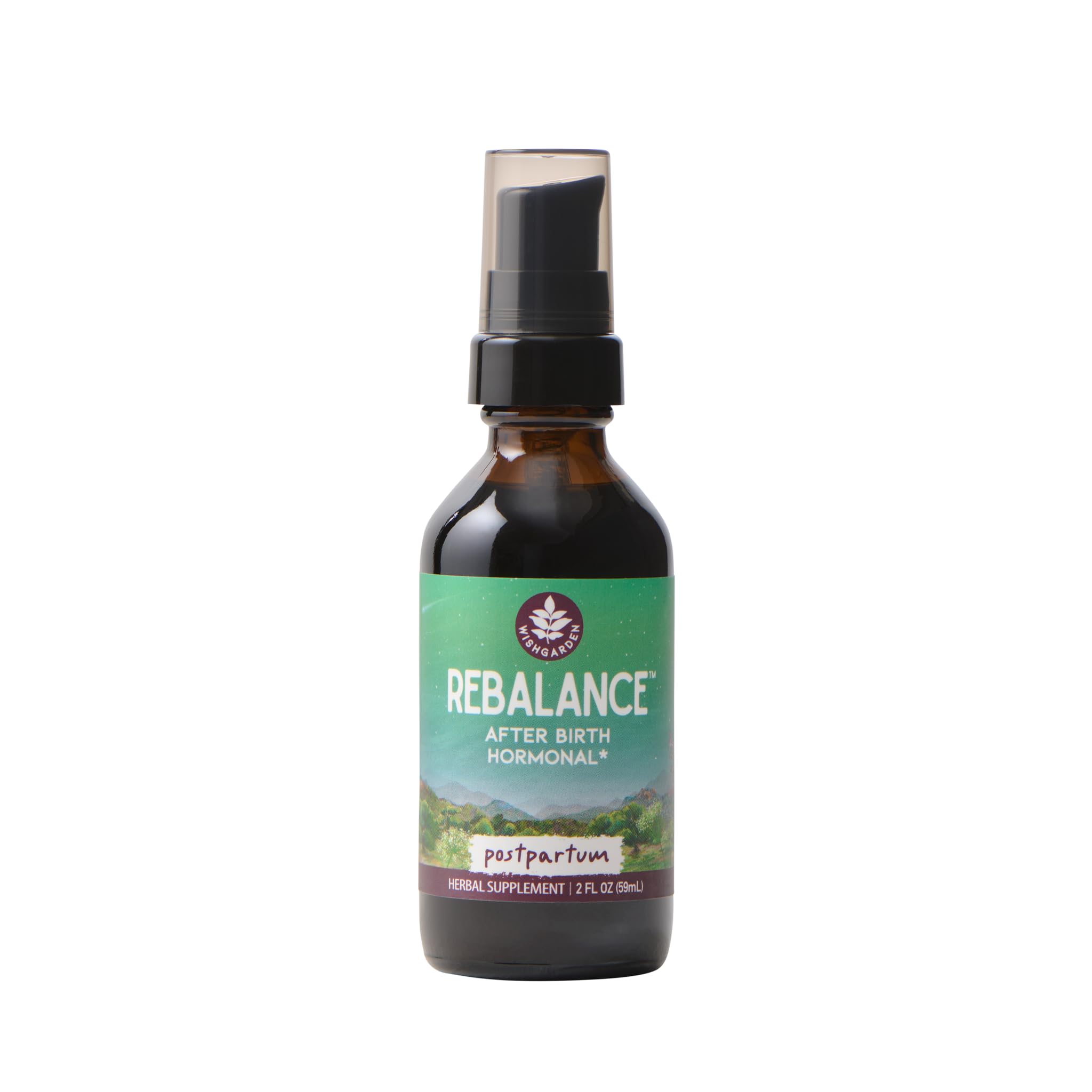 WishGarden Postpartum Herbal Tincture 132g front view