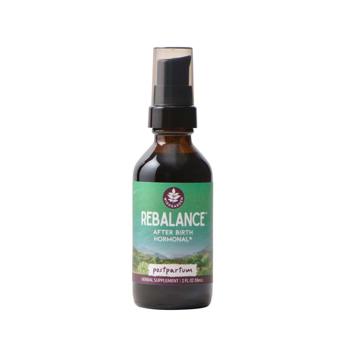 WishGarden Postpartum Herbal Tincture 132g front view