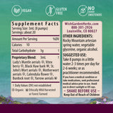 WishGarden Postpartum Herbal Tincture 132g pump-top bottle
