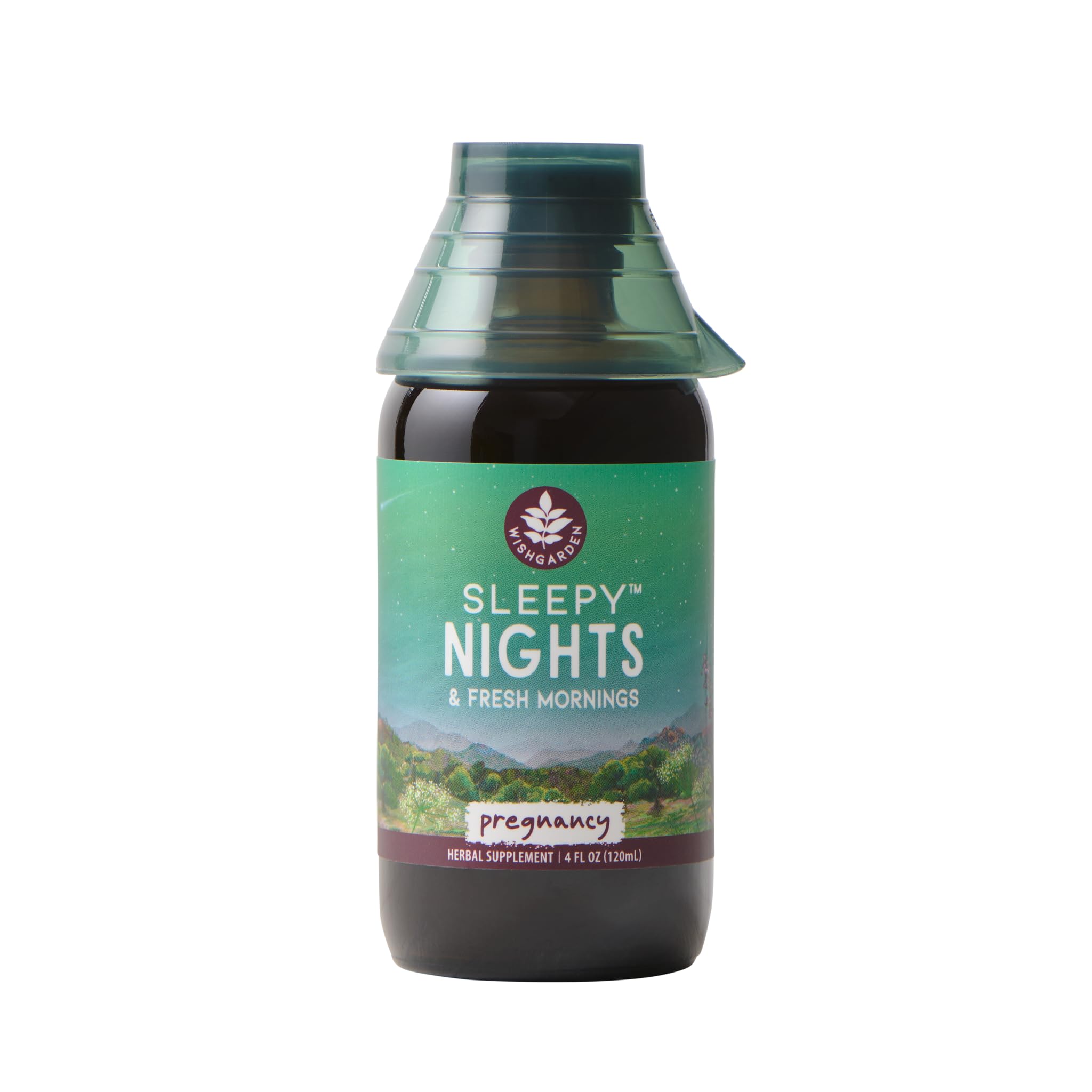 WishGarden Sleepy Nights for Pregnancy herbal sleep aid front view