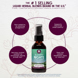 WishGarden Sleepy Nights for Pregnancy liquid herbal sleep aid with dropper