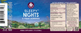 WishGarden Sleepy Nights Herbal Sleep Supplement bottle side view