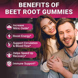 Wiszeen Beet Root Gummies nutrition facts label