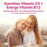 Wiszeen Methyl B12 & Vitamin D Gummies on a table