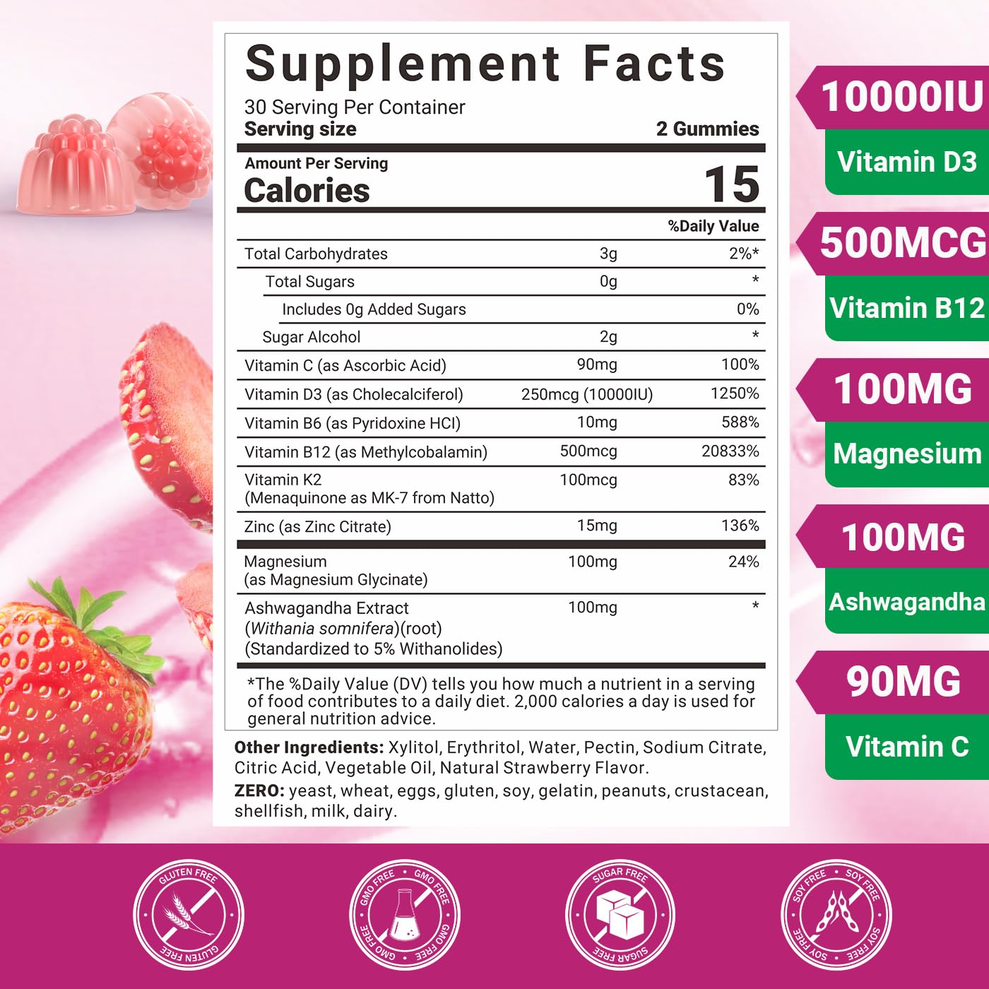Wiszeen Methyl B12 & Vitamin D Gummies packaging
