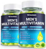 Wiszeen Multivitamins for Men gummy bottle front view