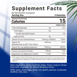 Wiszeen Vitamin D3 K2 Gummies with ingredients list