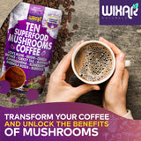 WIXAR NATURALS 10-Mushroom Superfood Coffee Blend lifestyle scene