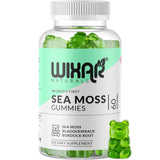 WIXAR NATURALS Sea Moss Gummies front view with packaging