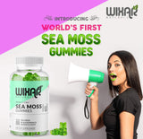WIXAR NATURALS Sea Moss Gummies showing the gummy texture