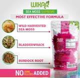 WIXAR NATURALS Sea Moss Powder with ingredients list