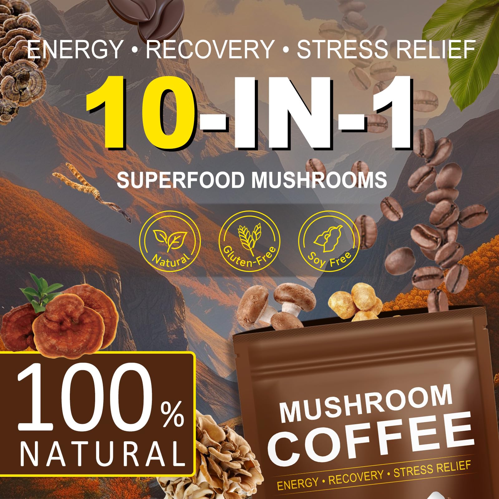WLCTJIAYOU Mushroom Coffee product close-up