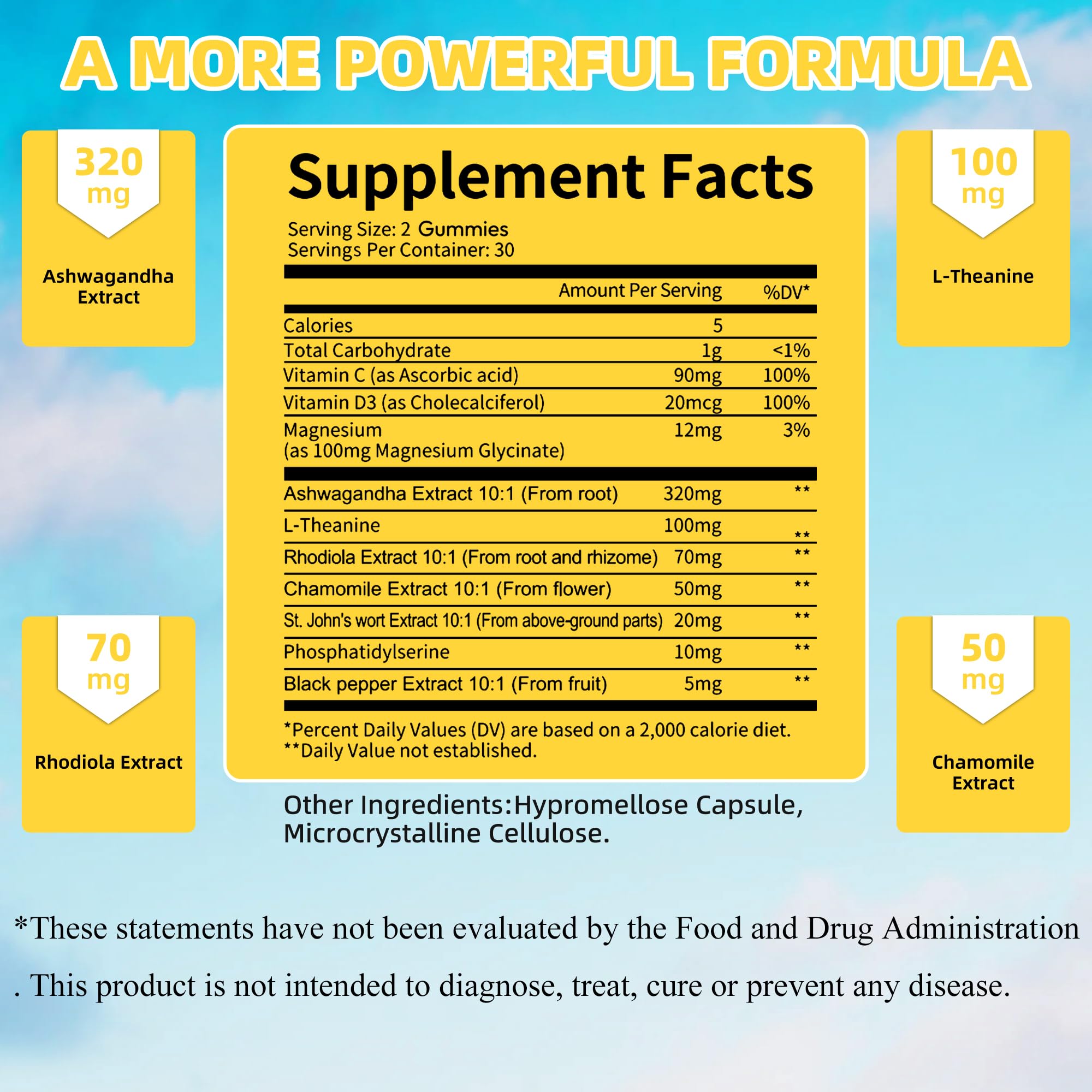 Wllbdloig Cortisol Gummies blueberry flavour packaging