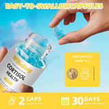 Wllbdloig Cortisol Gummies bottle on a kitchen counter