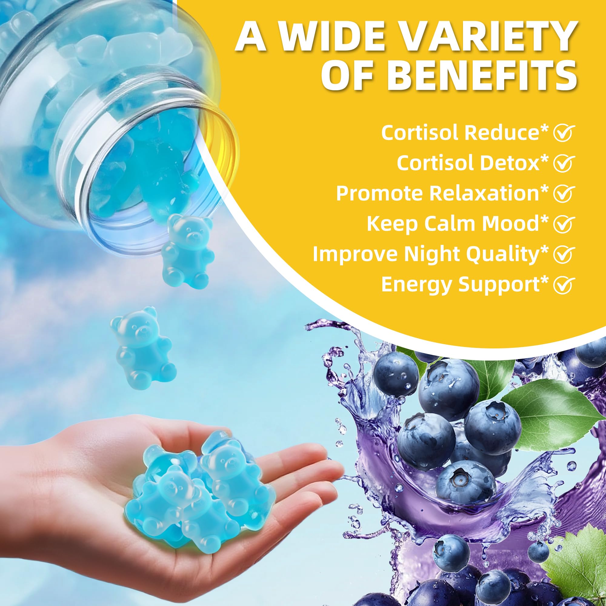 Wllbdloig Cortisol Gummies packaging with a clean design