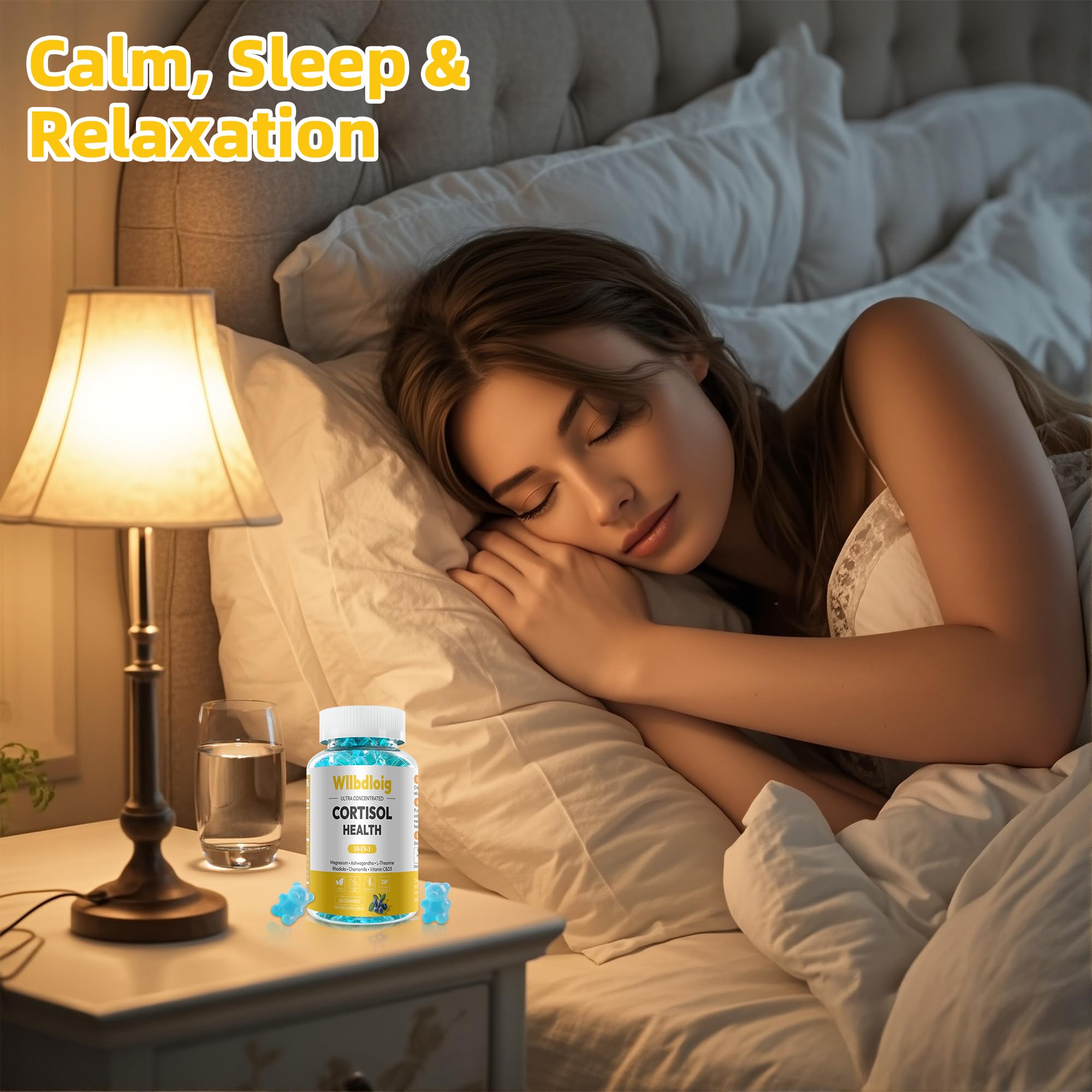 Wllbdloig Cortisol Gummies with other health supplements