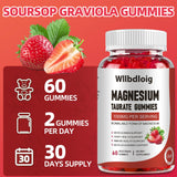 Wllbdloig Gummies with fresh fruit background