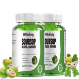 Wllbdloig Soursop Graviola Gummies front view, 2 pack