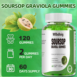 Wllbdloig Soursop Graviola Gummies lifestyle scene with a glass of water