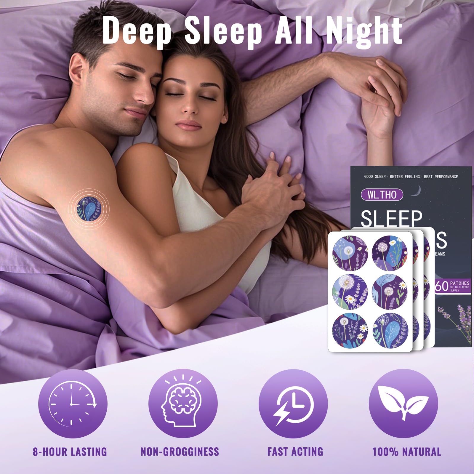 WLTHO Deep Sleep Patches showing individual patch design